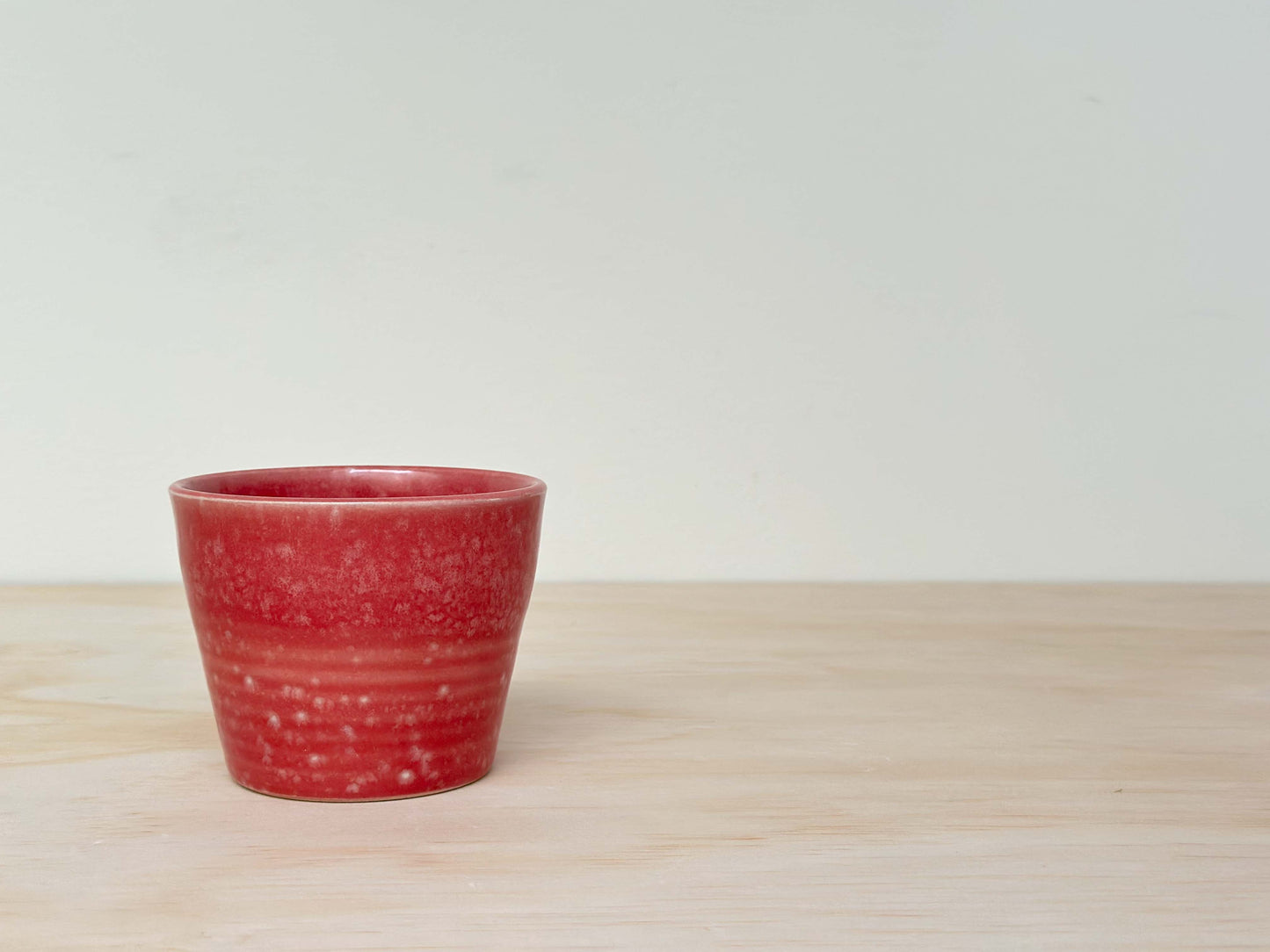 Crimson Snowfall 红之雪落 | 250mL | Handcrafted | Coffee Cup, tea cups, teacups, coffee cup, mugs, tableware, drinkware, woodfired, handcrafted cup