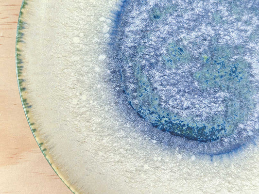 Frozen Whirlpool | 冰之旋涡 | Handcrafted Ceramic Plate | Dinnerware | Tableware, tea cups, teacups, coffee cup, mugs, tableware, drinkware, woodfired, handcrafted cup