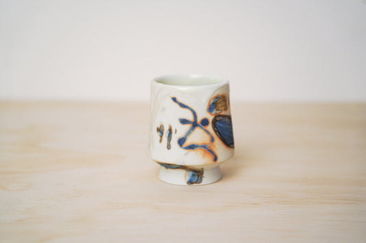 Handcrafted Tea Cup | 125mL | Flowing Hues