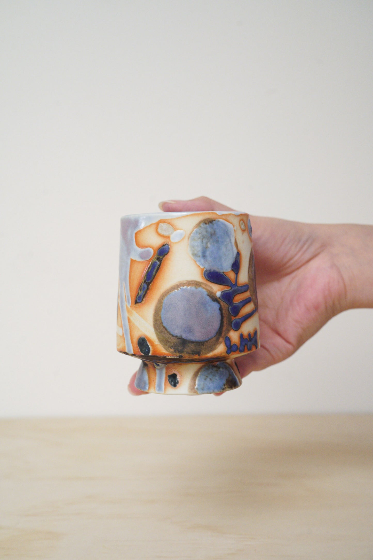 Handcrafted Tea Cup | 150mL | Glaze Constellation