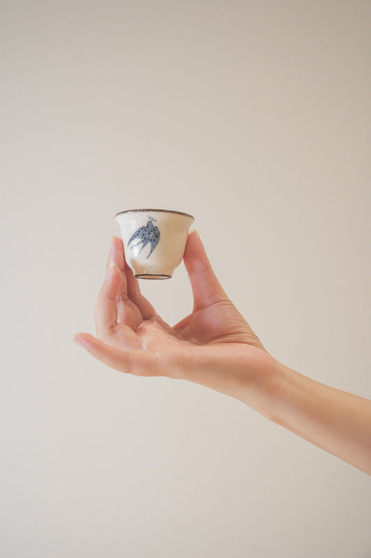 Handcrafted Tea Cup | 40mL | Swallow's Shadow