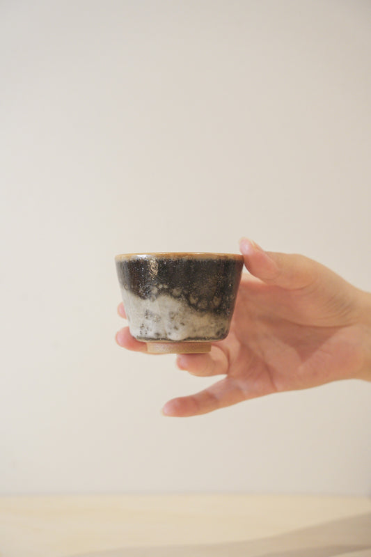 Handcrafted Tea Cup | 70mL | Night | Shino Tea Cup