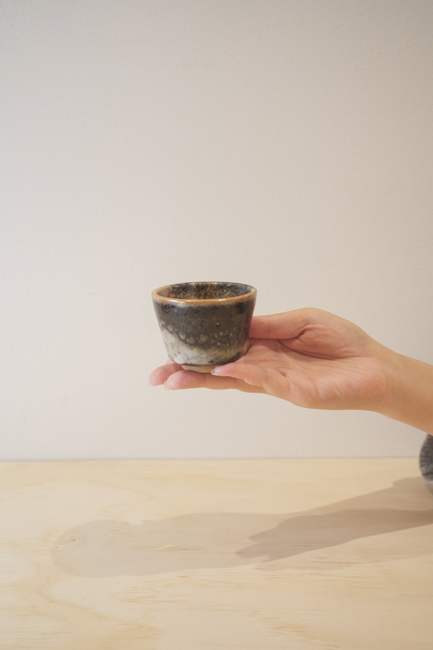 Handcrafted Tea Cup | 70mL | Night | Shino Tea Cup