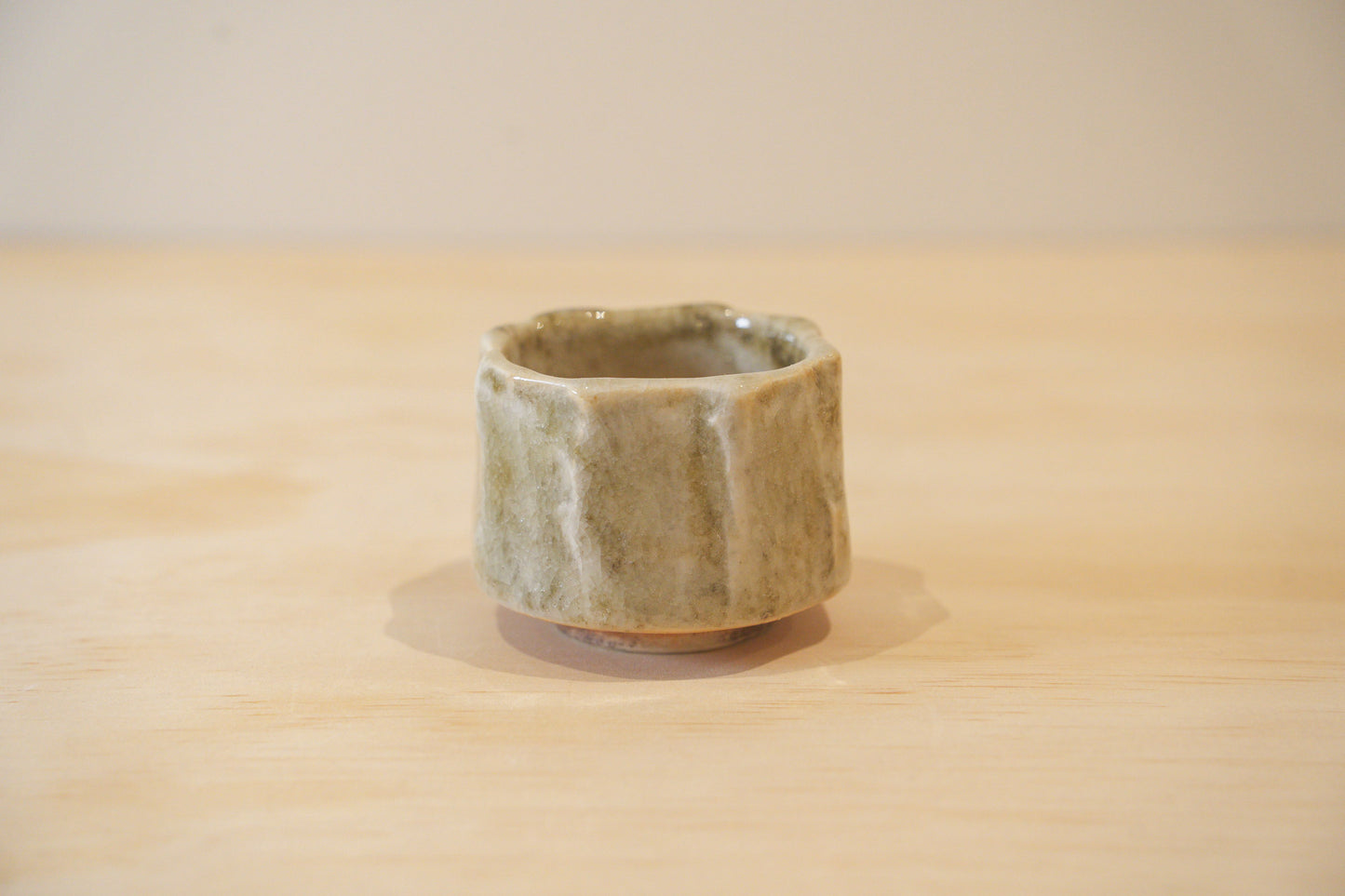 Handcrafted Tea Cup | 80mL | Floating Shadows | Shino Tea Cup
