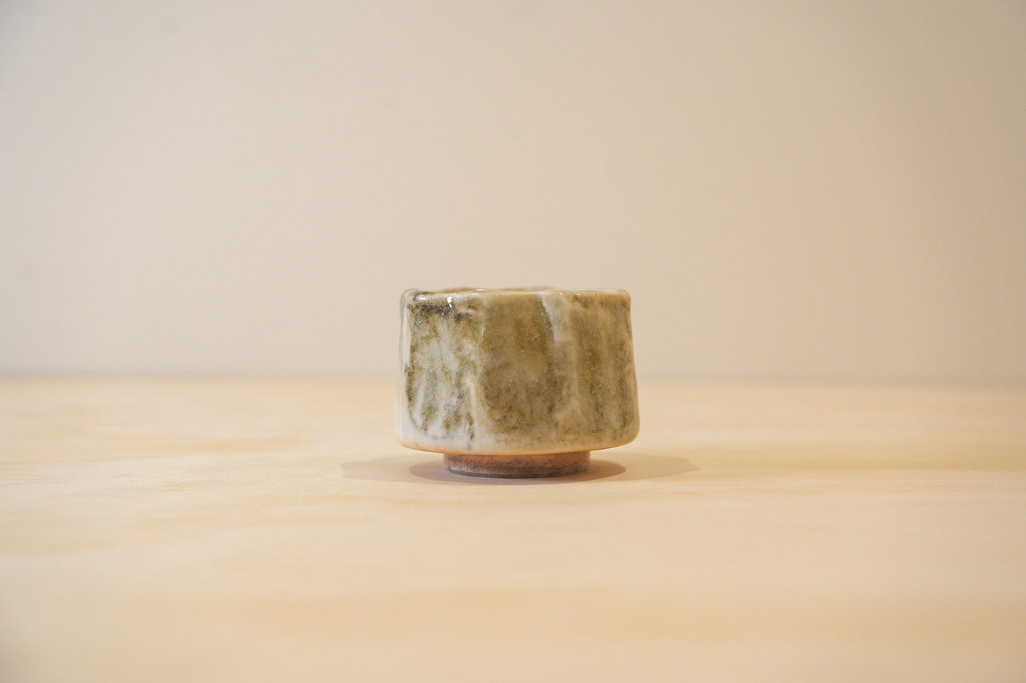 Handcrafted Tea Cup | 80mL | Floating Shadows | Shino Tea Cup