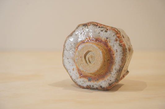 Handcrafted Tea Cup | 90mL | Ancient Rock | Shino Tea Cup