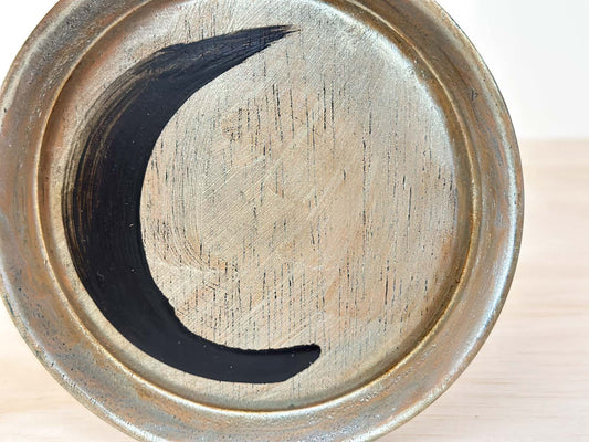 Silver Night | 银夜 | Handcrafted Wood Plate | Saucer, tea cups, teacups, coffee cup, mugs, tableware, drinkware, woodfired, handcrafted cup