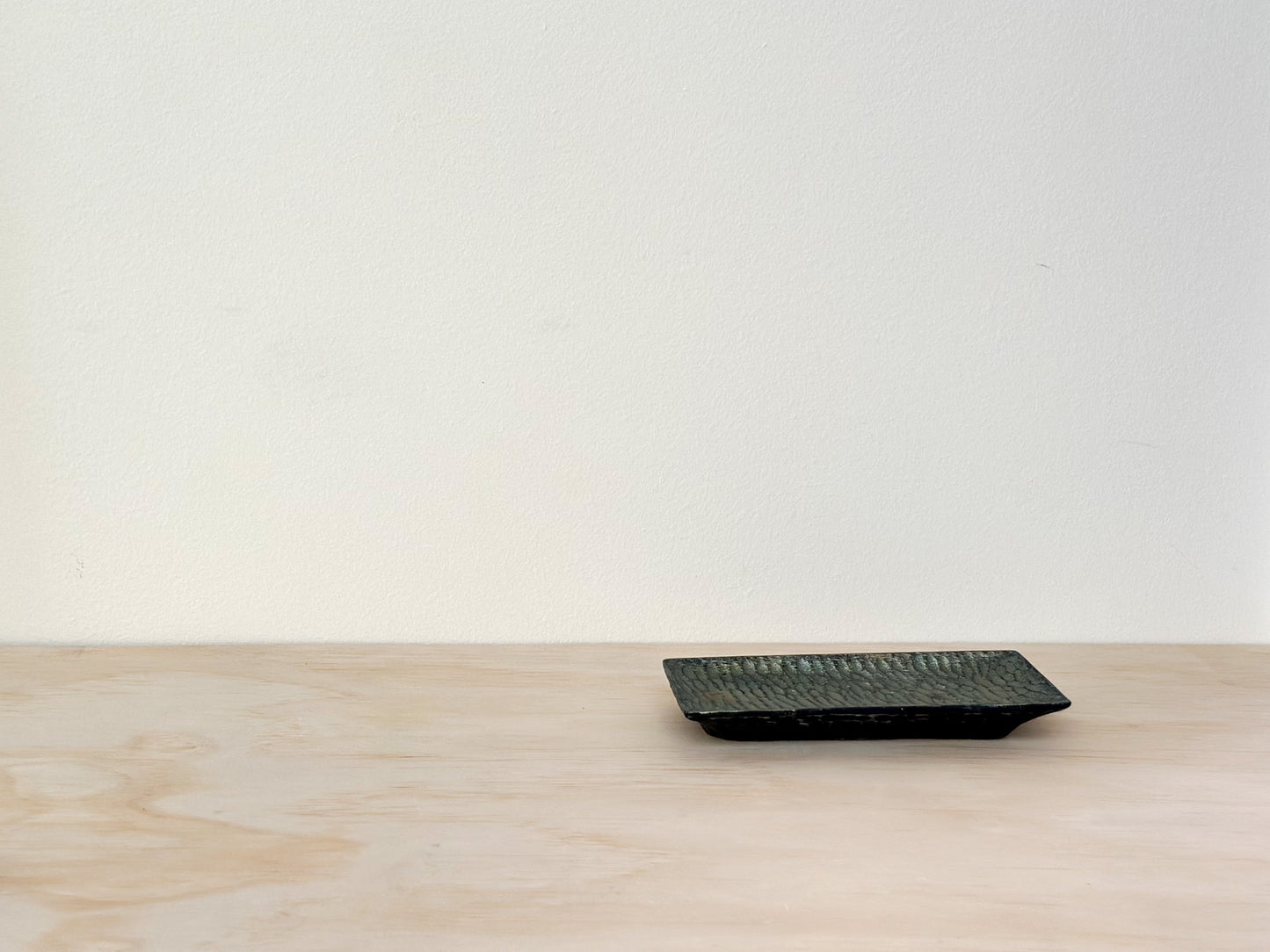 Handcrafted Wood Plate | Saucer | 7.8cm | Silver Tides