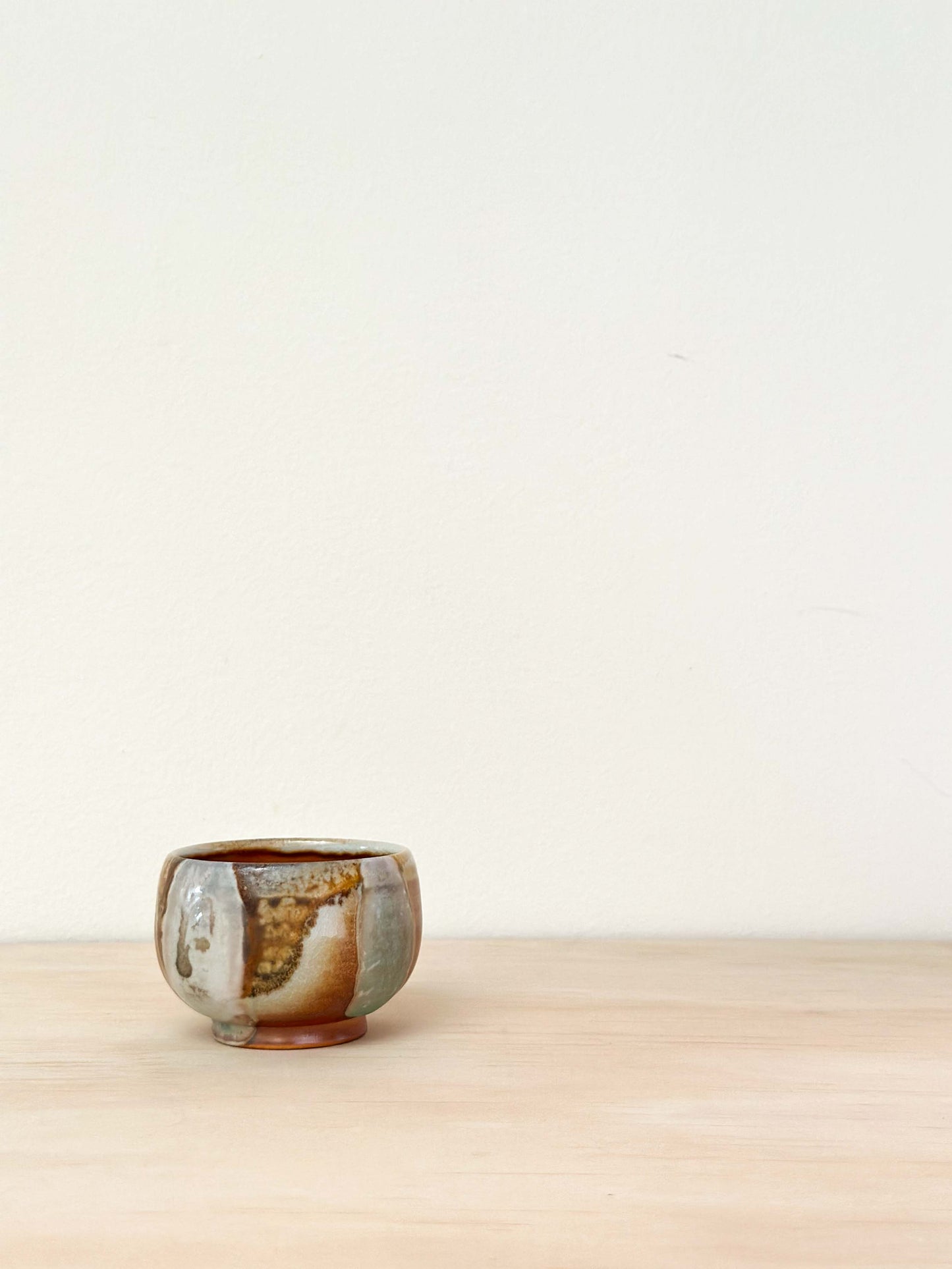 Handcrafted Tea Cup | 90mL | Tears of the Earth | Wood Fired Tea Cup