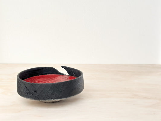 Tranquil Volcano | 宁静火山 | Handcrafted Wood Plate | Saucer, tea cups, teacups, coffee cup, mugs, tableware, drinkware, woodfired, handcrafted cup