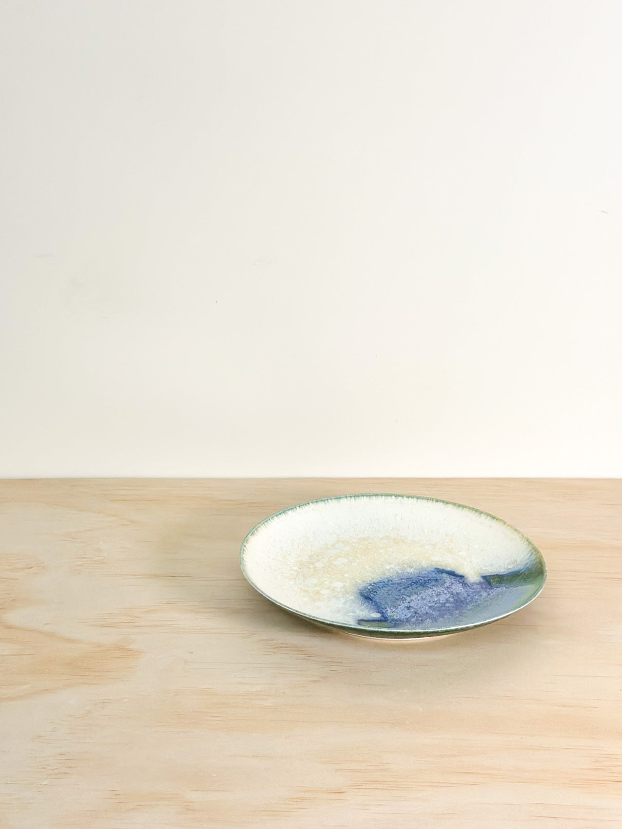 Whispering Glacier | 冰川低语 | Handcrafted Ceramic Plate | Dinnerware | Tableware, tea cups, teacups, coffee cup, mugs, tableware, drinkware, woodfired, handcrafted cup