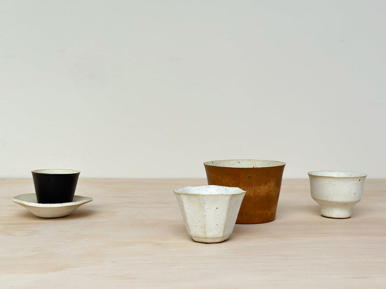 Tea Cups | Handcrafted Unique Ceramic & Wood-Fired Tea cup for Tea Lovers | min皿