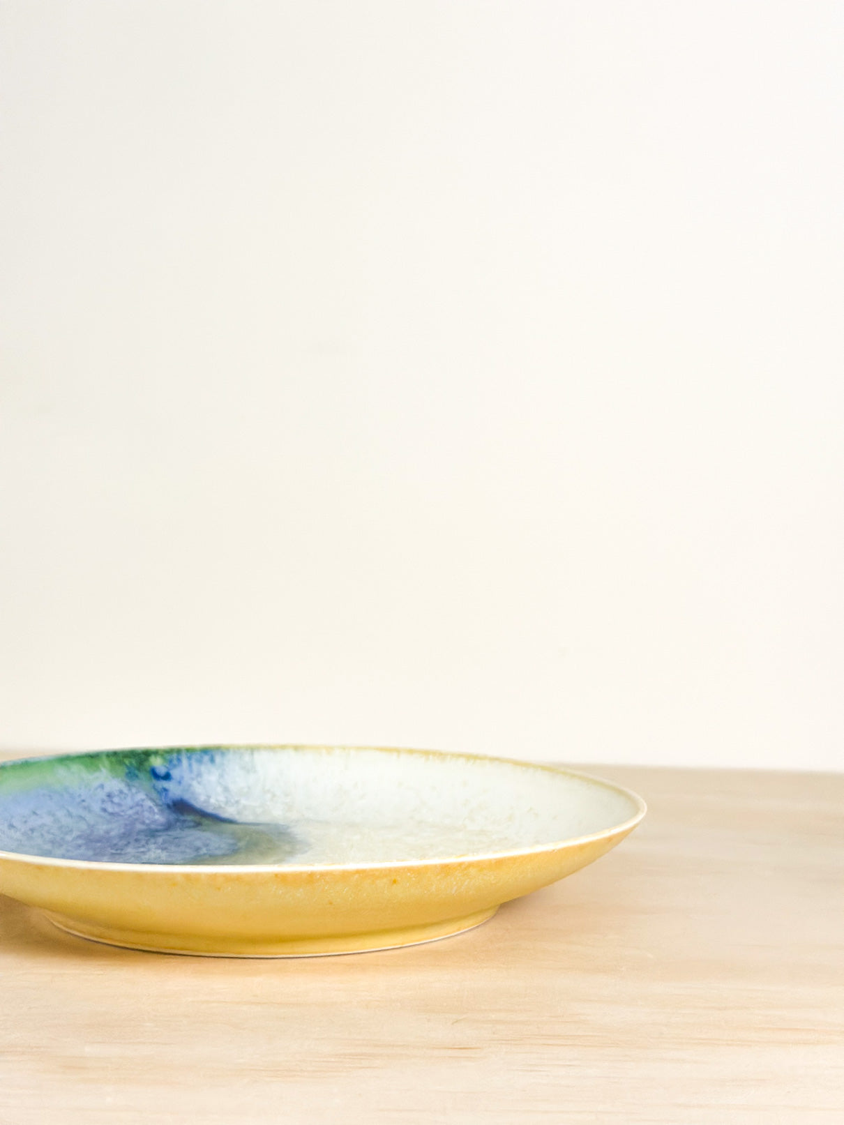 Aurora's Breath | 极光呼吸 | Handcrafted Ceramic Plate | Dinnerware | Tableware, tea cups, teacups, coffee cup, mugs, tableware, drinkware, woodfired, handcrafted cup