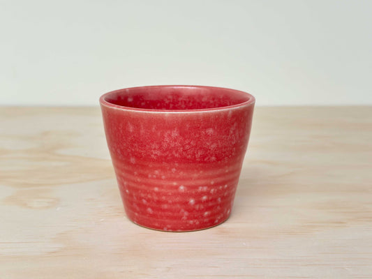 Crimson Snowfall 红之雪落 | 250mL | Handcrafted | Coffee Cup, tea cups, teacups, coffee cup, mugs, tableware, drinkware, woodfired, handcrafted cup