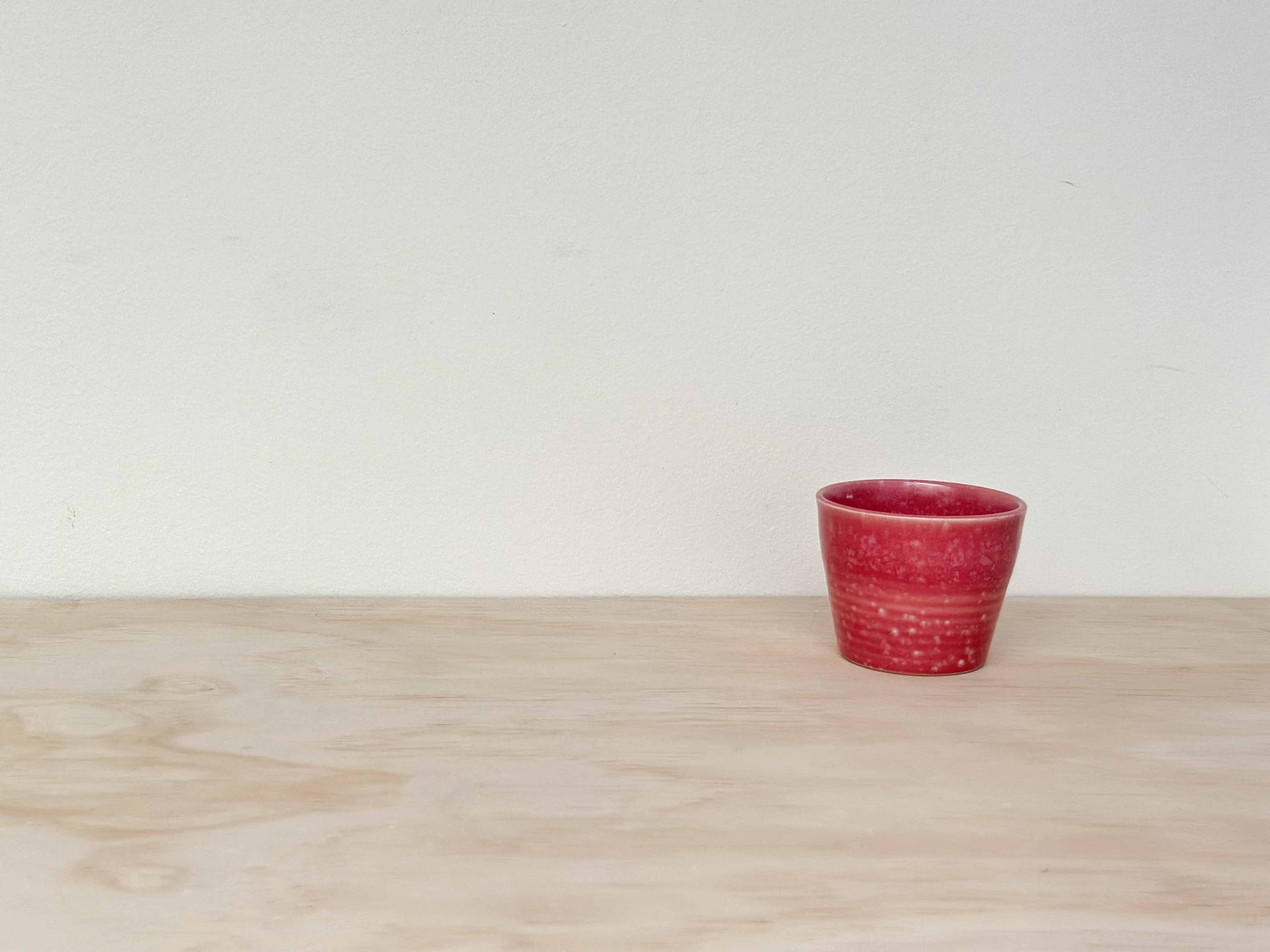 Crimson Snowfall 红之雪落 | 250mL | Handcrafted | Coffee Cup, tea cups, teacups, coffee cup, mugs, tableware, drinkware, woodfired, handcrafted cup