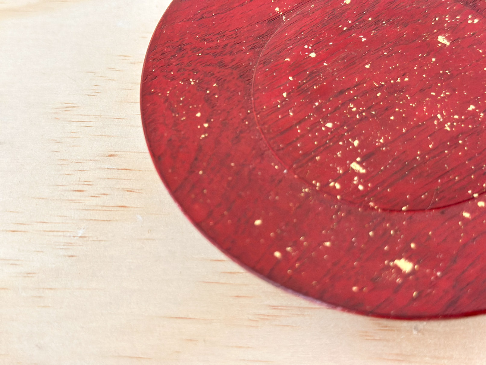 Crimson Starlight | 深红星光 | Handcrafted Wood Plate | Saucer, tea cups, teacups, coffee cup, mugs, tableware, drinkware, woodfired, handcrafted cup