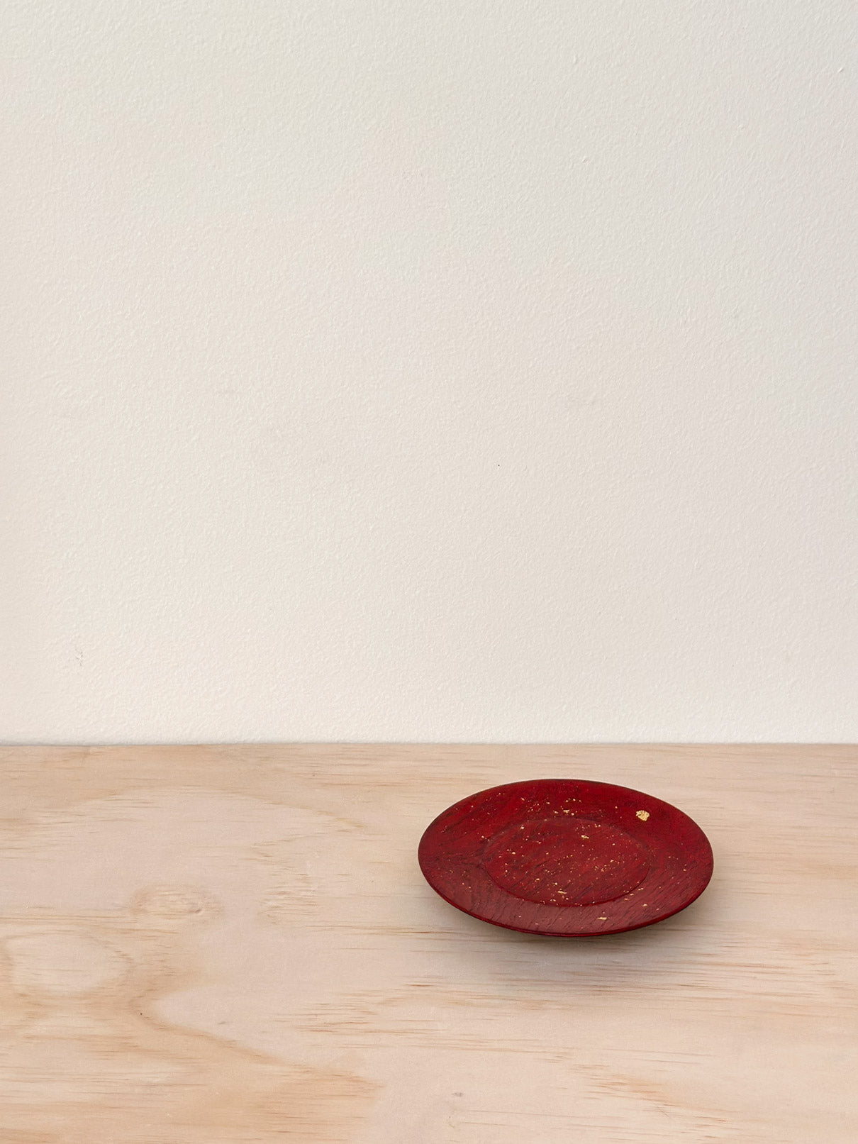 Crimson Starlight | 深红星光 | Handcrafted Wood Plate | Saucer, tea cups, teacups, coffee cup, mugs, tableware, drinkware, woodfired, handcrafted cup