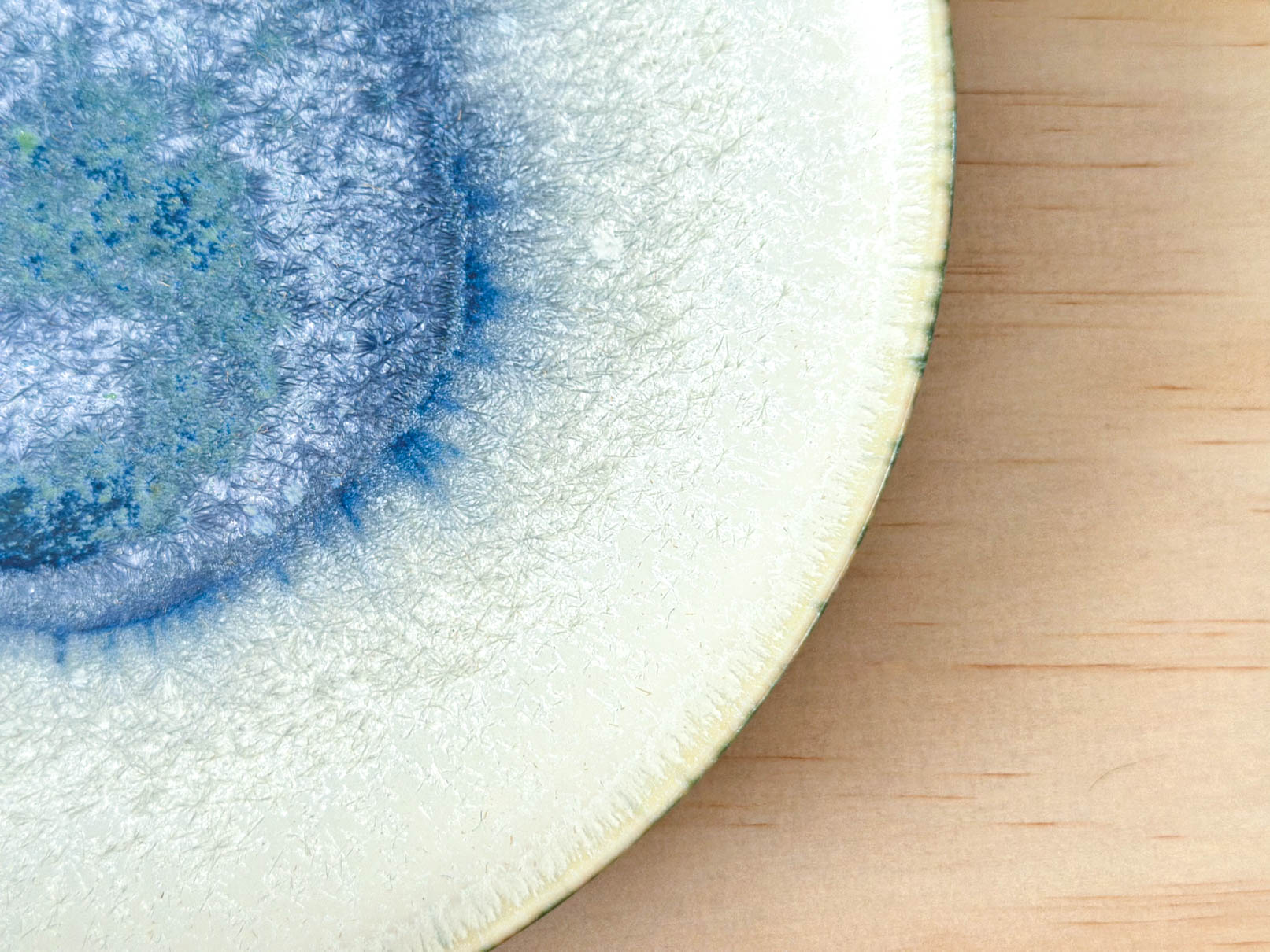 Frozen Whirlpool | 冰之旋涡 | Handcrafted Ceramic Plate | Dinnerware | Tableware, tea cups, teacups, coffee cup, mugs, tableware, drinkware, woodfired, handcrafted cup