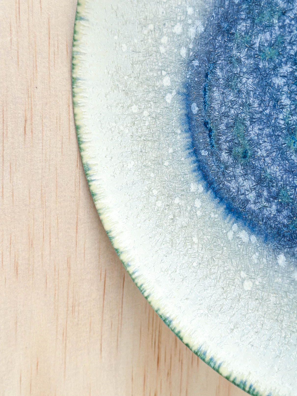 Frozen Whirlpool | 冰之旋涡 | Handcrafted Ceramic Plate | Dinnerware | Tableware, tea cups, teacups, coffee cup, mugs, tableware, drinkware, woodfired, handcrafted cup