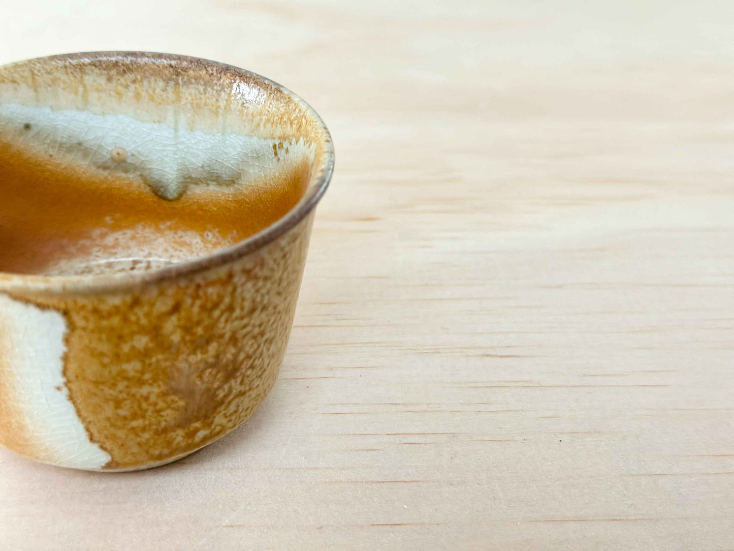 Golden Dawn 金曦 | 100mL | Handcrafted Wood-Fired | Tea Cup, tea cups, teacups, coffee cup, mugs, tableware, drinkware, woodfired, handcrafted cup