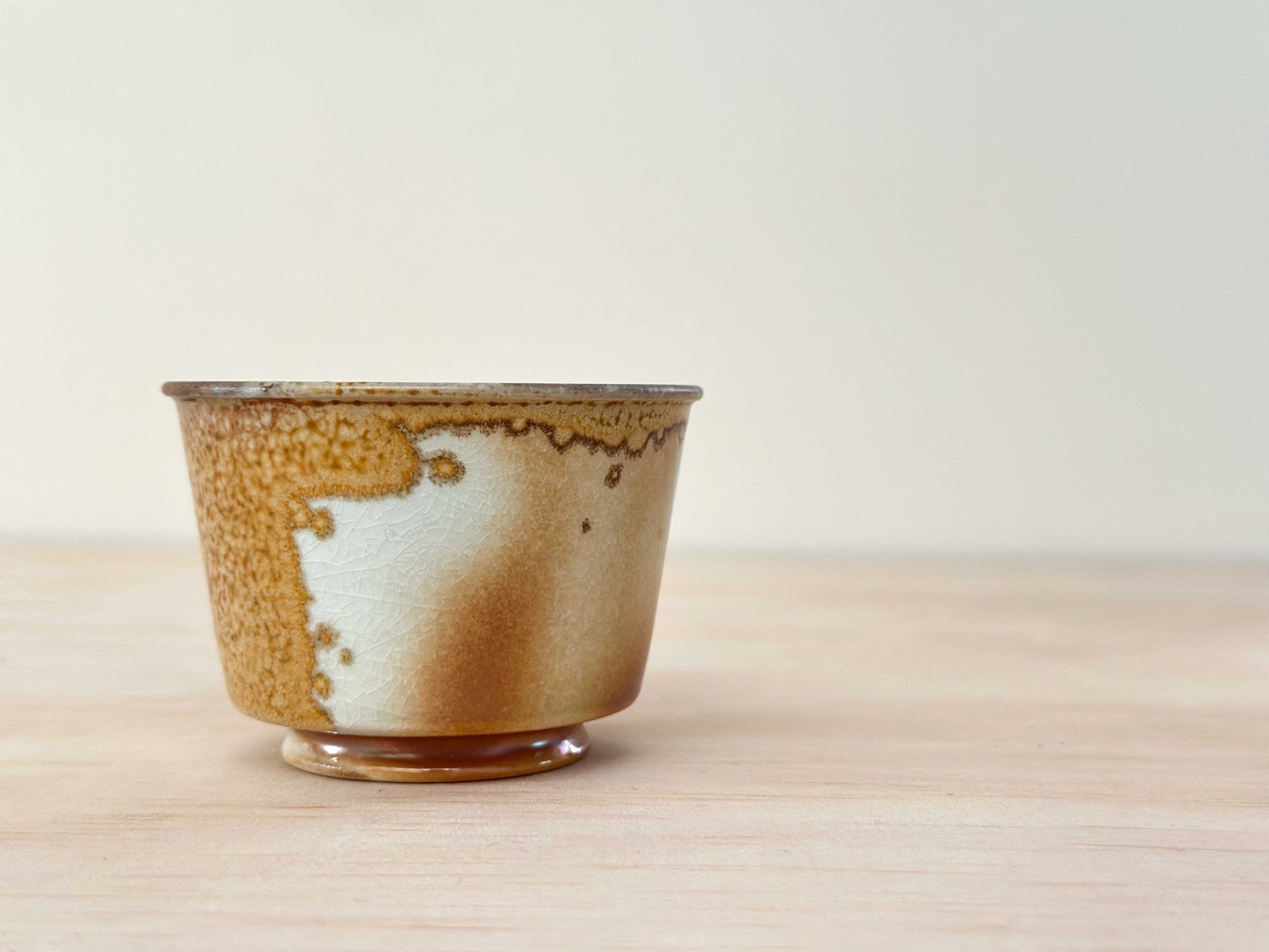 Golden Dawn 金曦 | 100mL | Handcrafted Wood-Fired | Tea Cup, tea cups, teacups, coffee cup, mugs, tableware, drinkware, woodfired, handcrafted cup