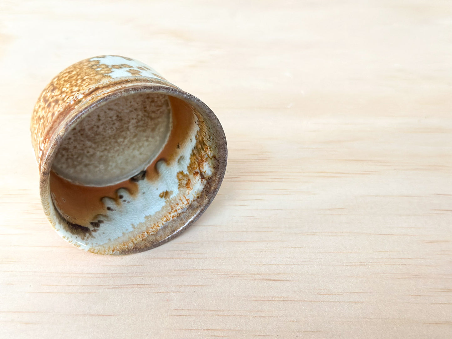 Golden Wattle 金合欢 | 90mL | Handcrafted Wood-Fired | Tea Cup, tea cups, teacups, coffee cup, mugs, tableware, drinkware, woodfired, handcrafted cup
