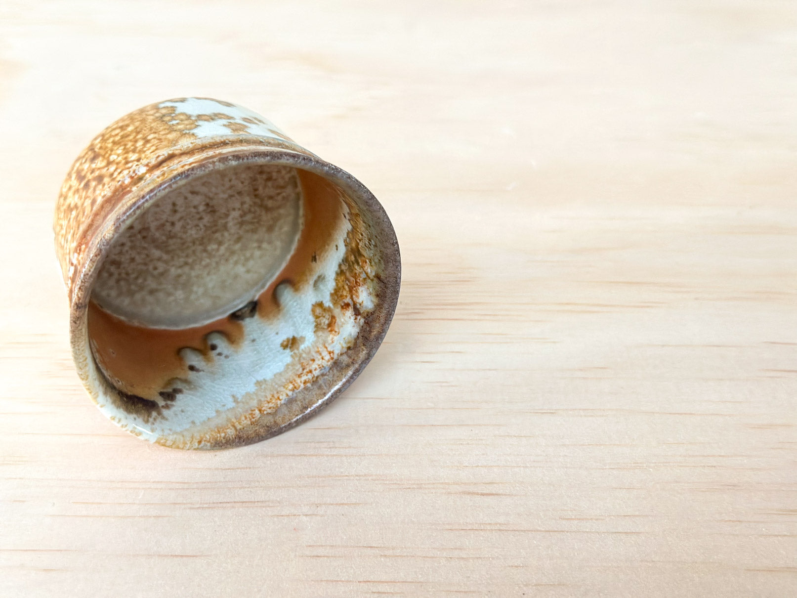 Golden Wattle 金合欢 | 90mL | Handcrafted Wood-Fired | Tea Cup, tea cups, teacups, coffee cup, mugs, tableware, drinkware, woodfired, handcrafted cup