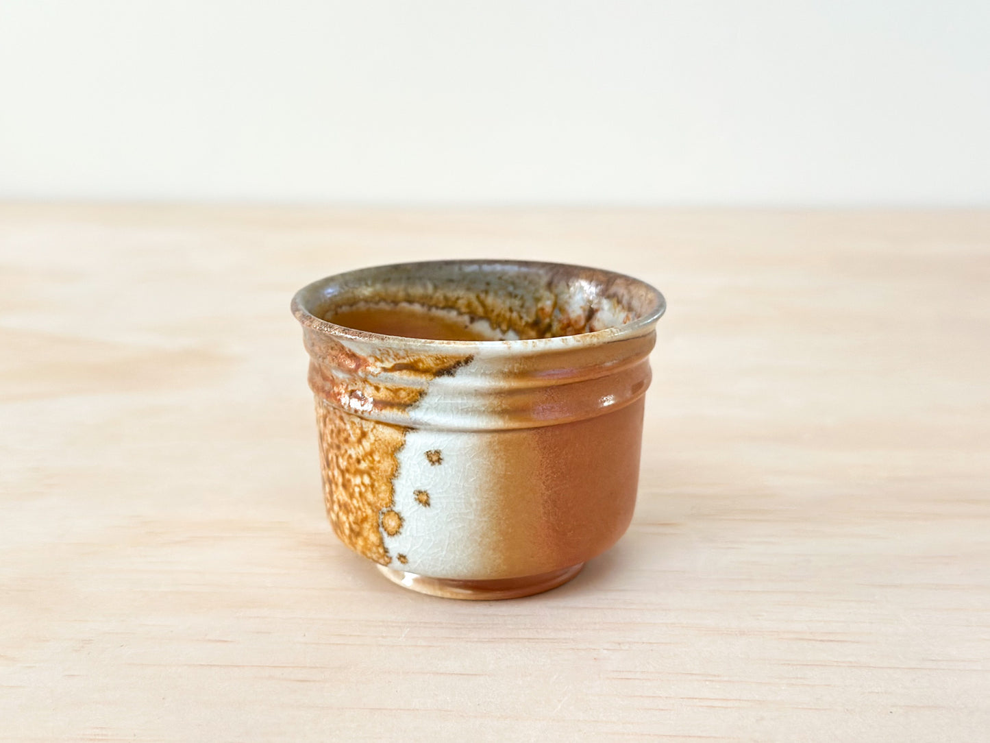 Golden Wattle 金合欢 | 90mL | Handcrafted Wood-Fired | Tea Cup, tea cups, teacups, coffee cup, mugs, tableware, drinkware, woodfired, handcrafted cup