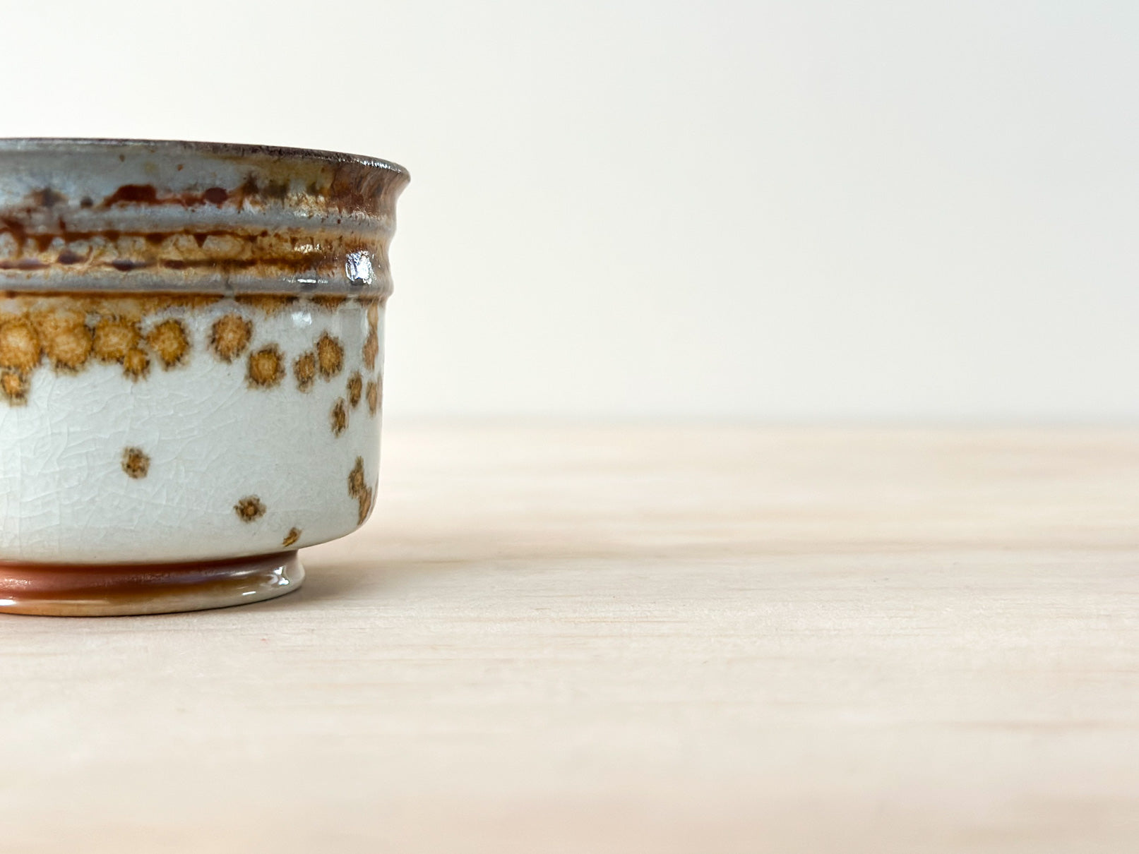 Golden Wattle 金合欢 | 90mL | Handcrafted Wood-Fired | Tea Cup, tea cups, teacups, coffee cup, mugs, tableware, drinkware, woodfired, handcrafted cup