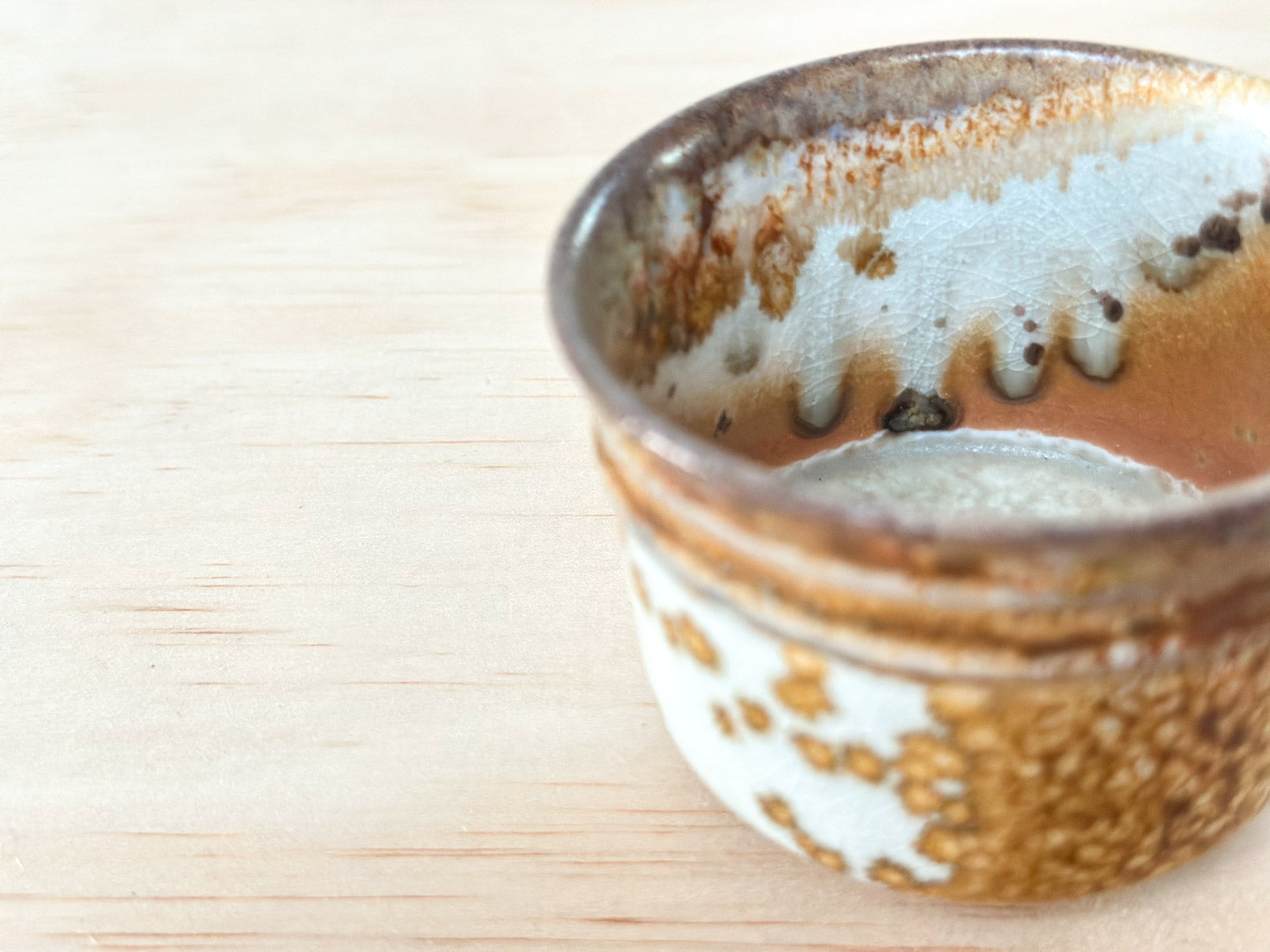 Golden Wattle 金合欢 | 90mL | Handcrafted Wood-Fired | Tea Cup, tea cups, teacups, coffee cup, mugs, tableware, drinkware, woodfired, handcrafted cup
