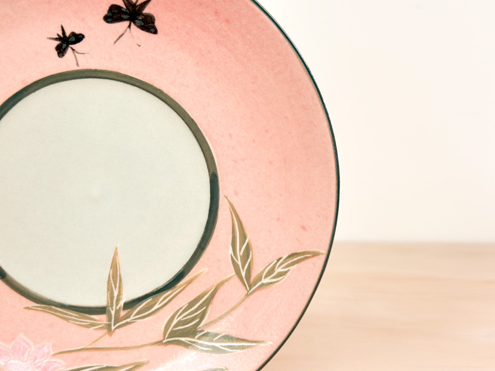 Handcrafted Coffee Cup & Saucer | 220mL | Dreaming Butterfly