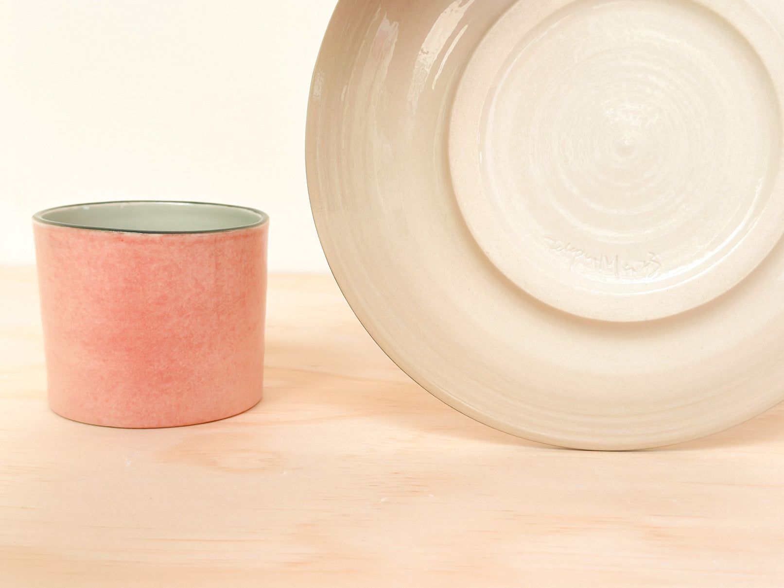 Handcrafted Coffee Cup & Saucer | 220mL | Dreaming Butterfly