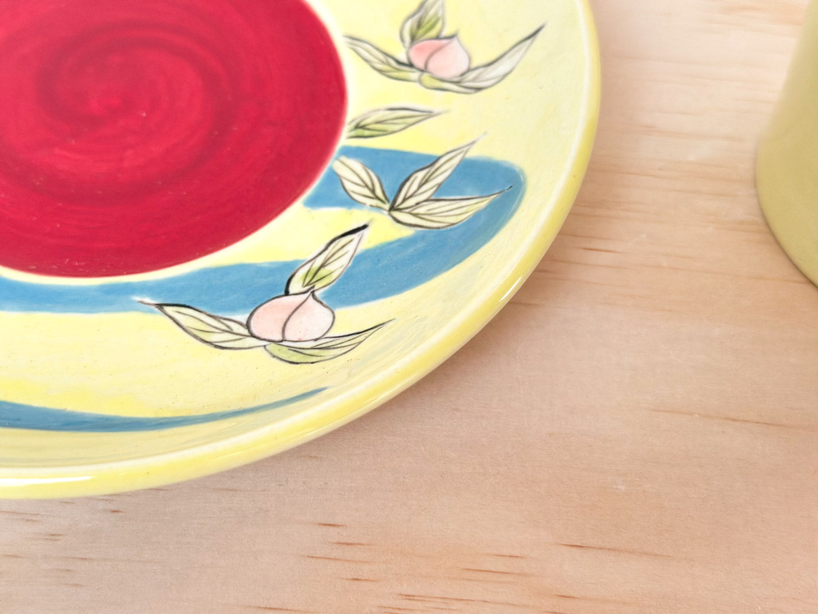 Handcrafted Coffee Cup & Saucer | 270mL | Peach River