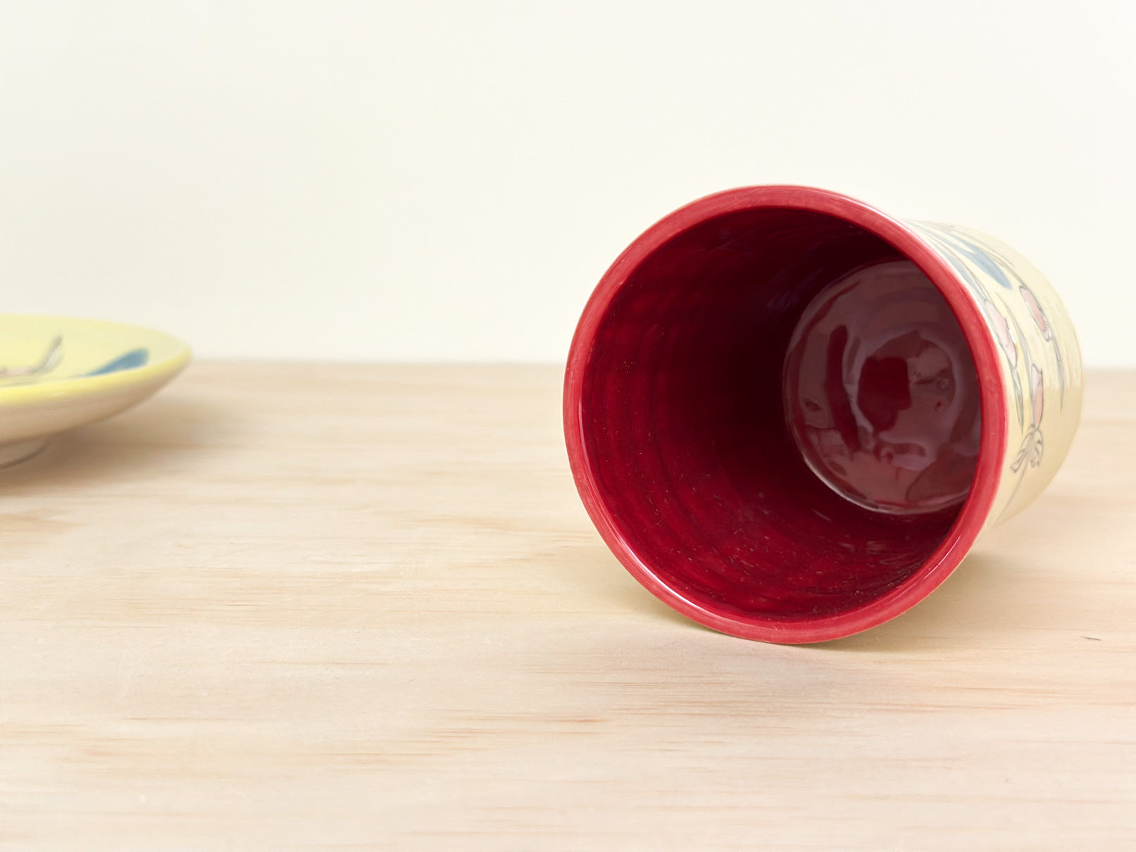Handcrafted Coffee Cup & Saucer | 270mL | Peach River