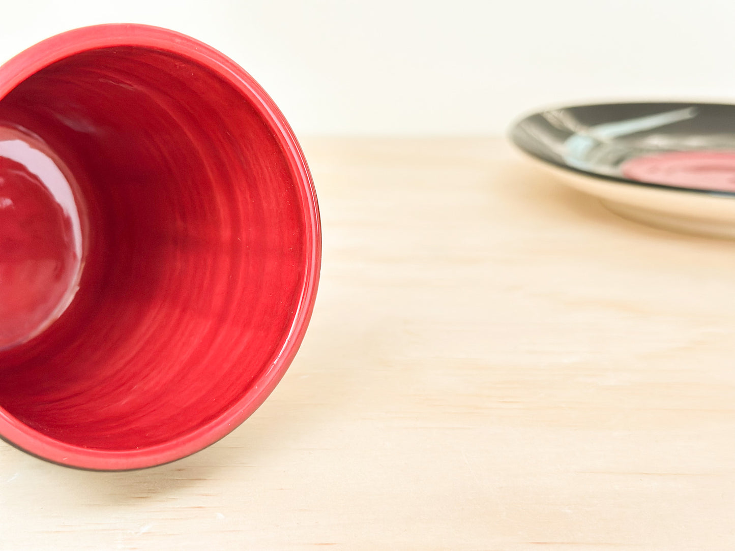Handcrafted Coffee Cup & Saucer | 270mL | Pine Serpent