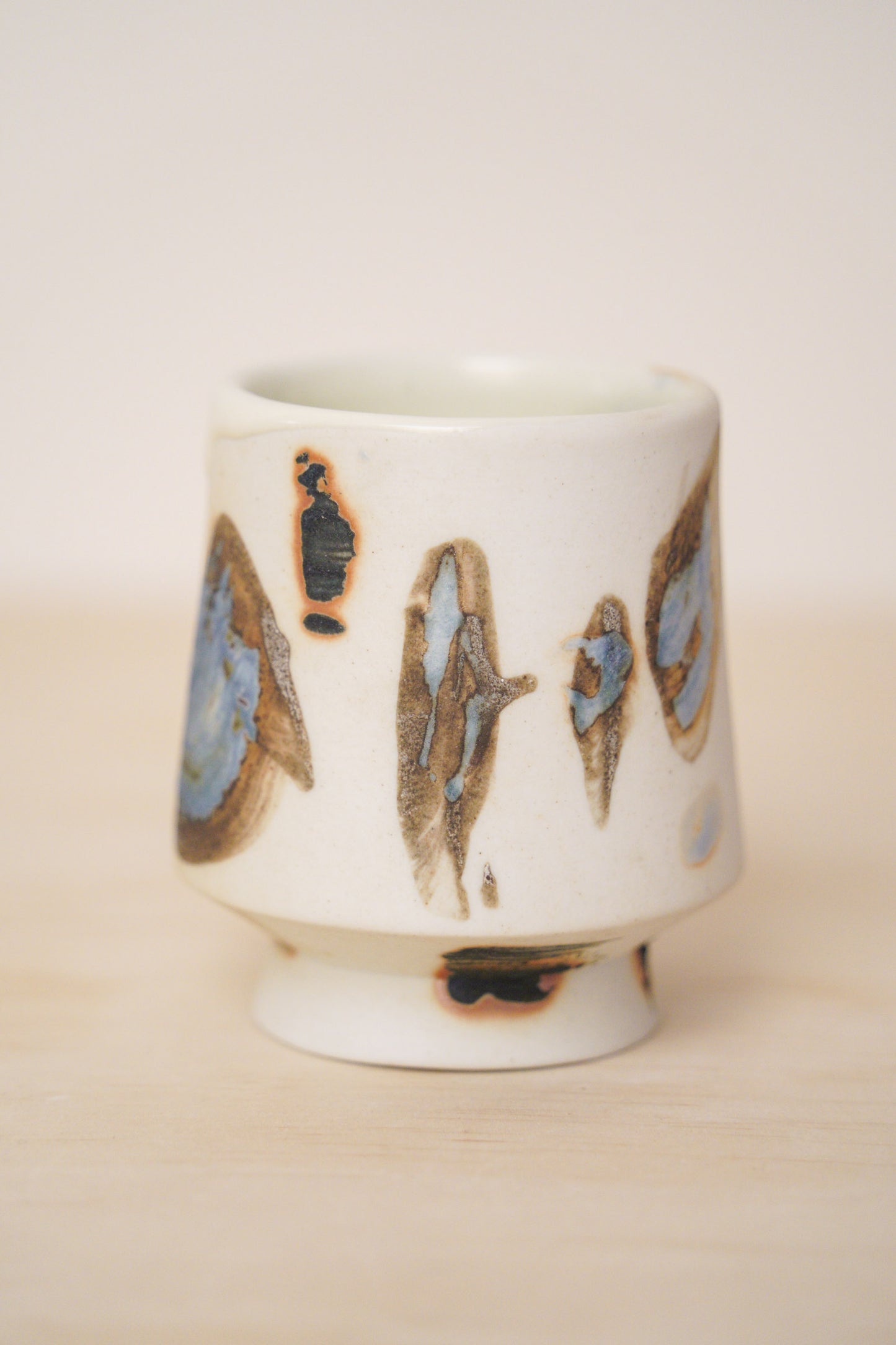 Handcrafted Tea Cup | 125mL | Flowing Hues