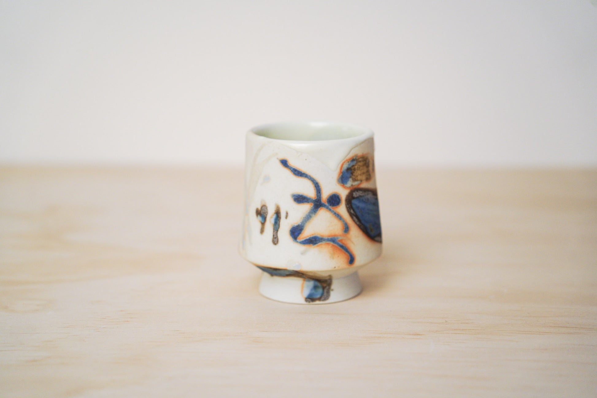 Handcrafted Tea Cup | 125mL | Flowing Hues