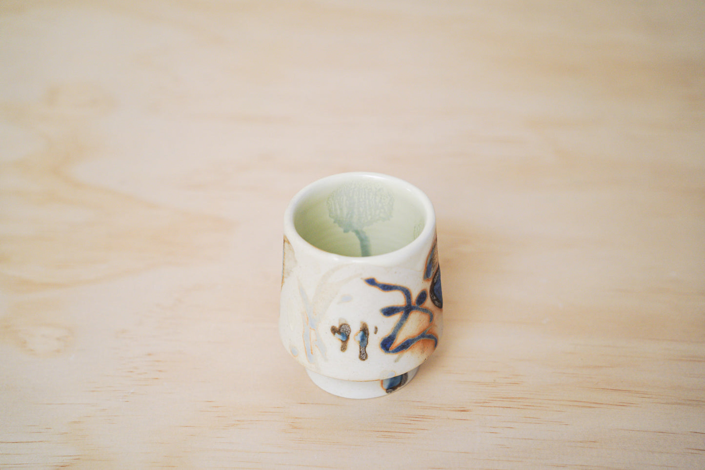 Handcrafted Tea Cup | 125mL | Flowing Hues