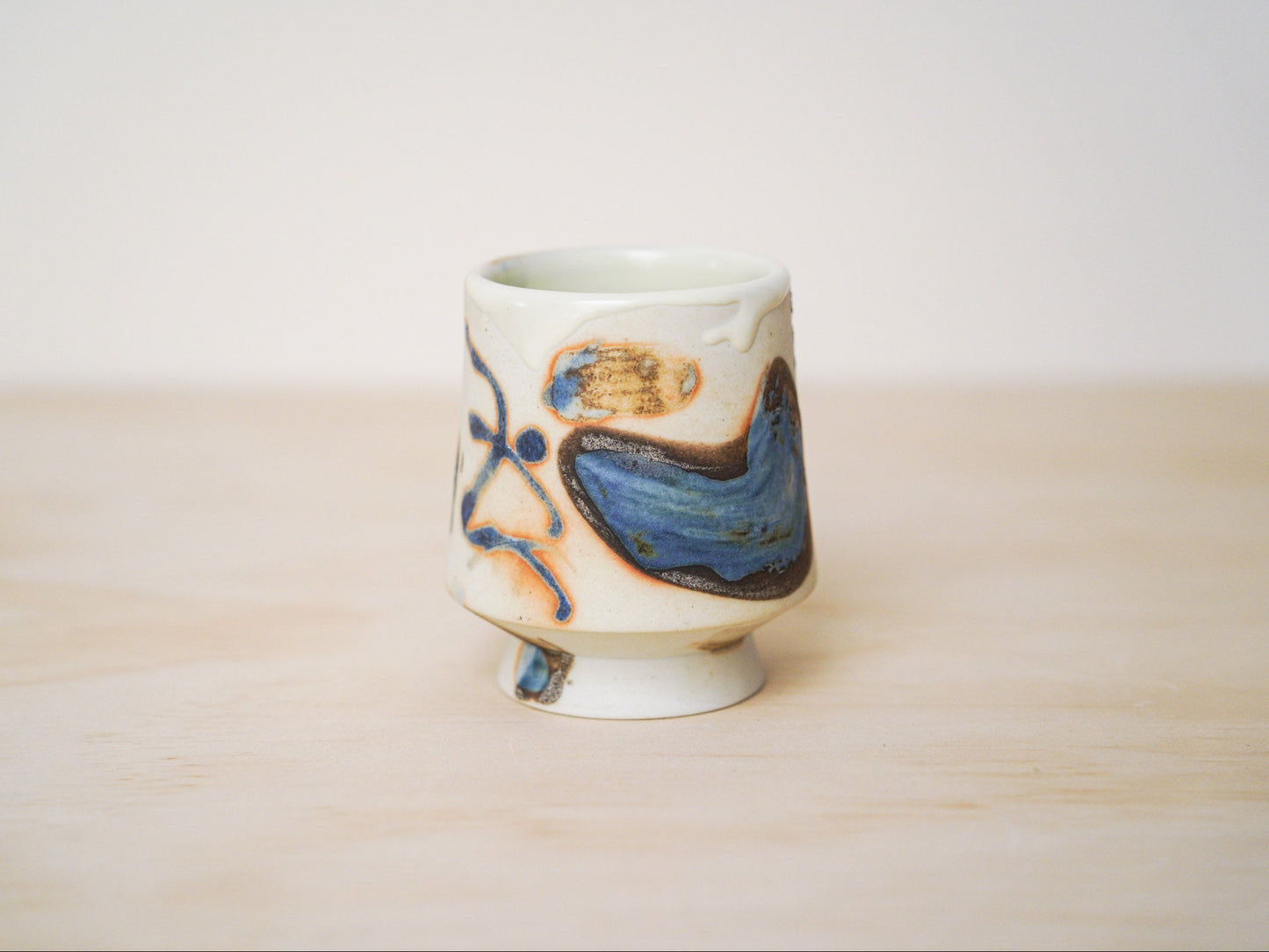 Handcrafted Tea Cup | 125mL | Flowing Hues