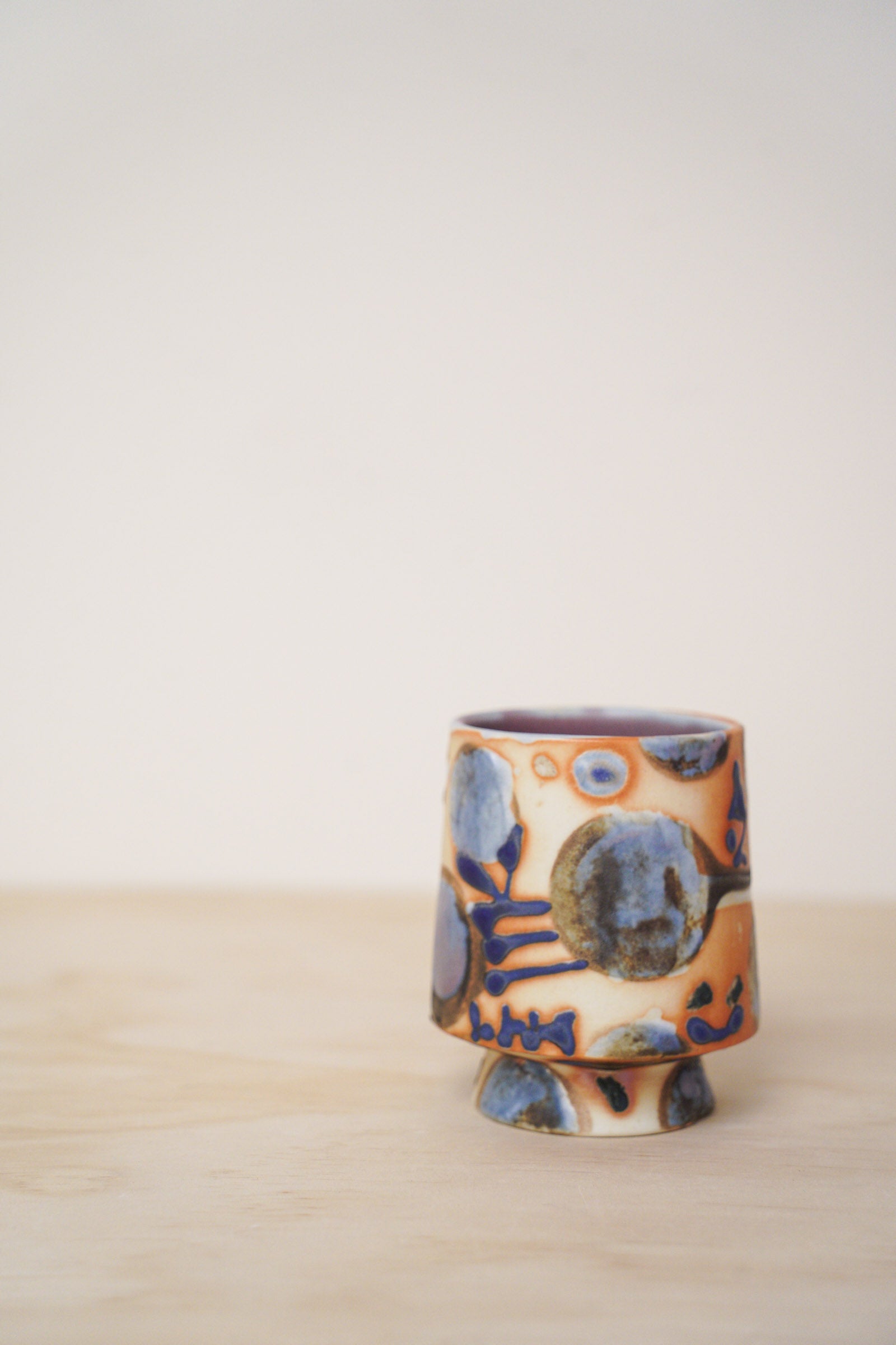 Handcrafted Tea Cup | 150mL | Glaze Constellation