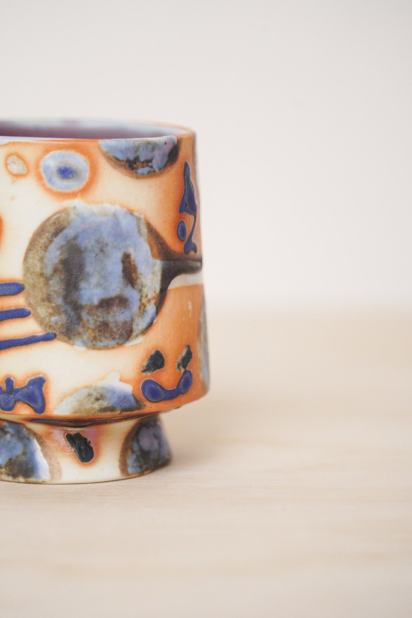 Handcrafted Tea Cup | 150mL | Glaze Constellation