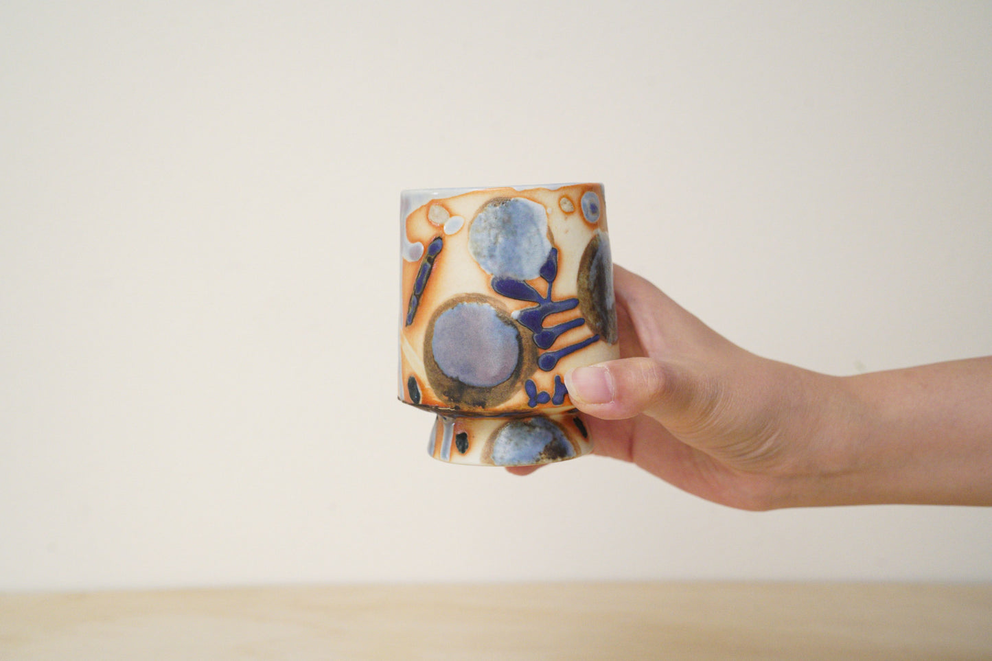 Handcrafted Tea Cup | 150mL | Glaze Constellation