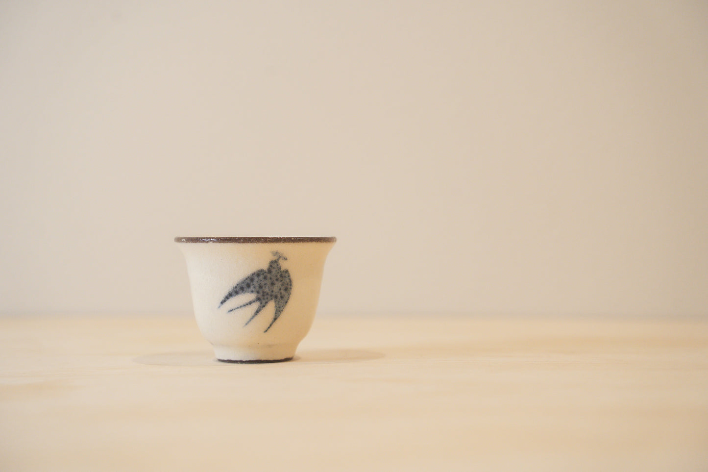 Handcrafted Tea Cup | 40mL | Swallow's Shadow