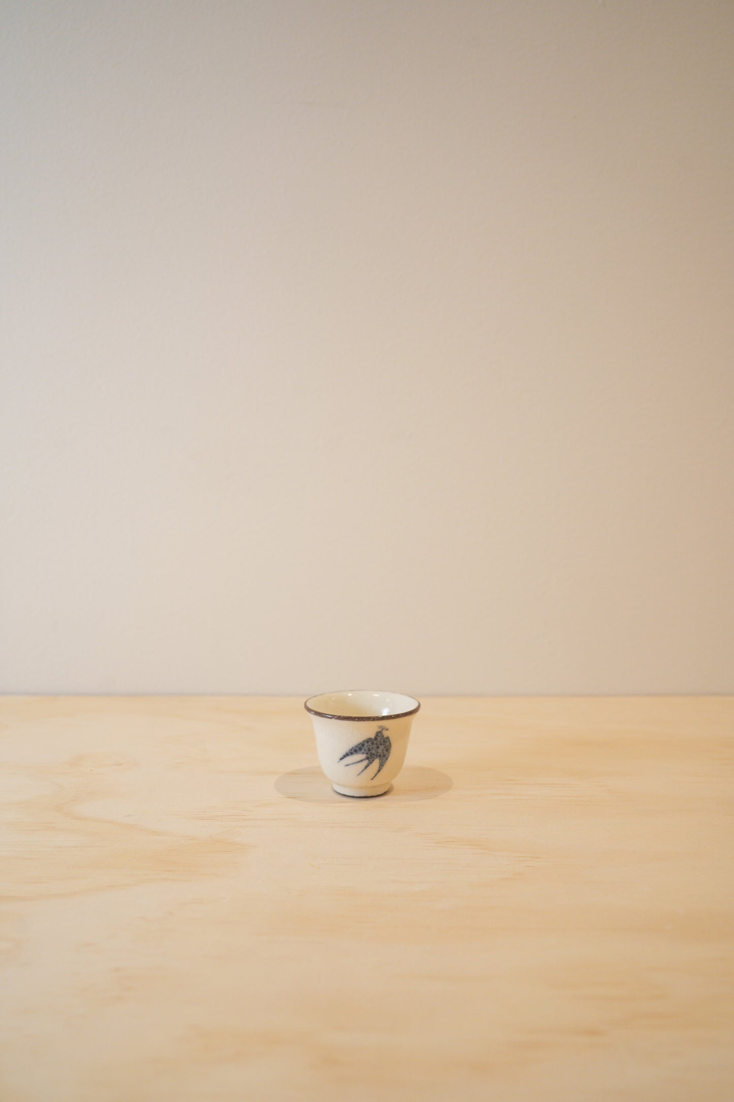 Handcrafted Tea Cup | 40mL | Swallow's Shadow