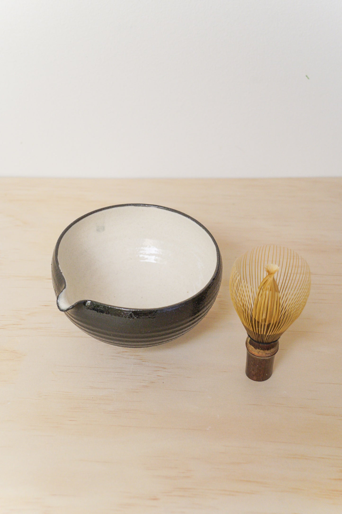 Handcrafted Tea Cup | 450mL | Black Moon Matcha Bowl