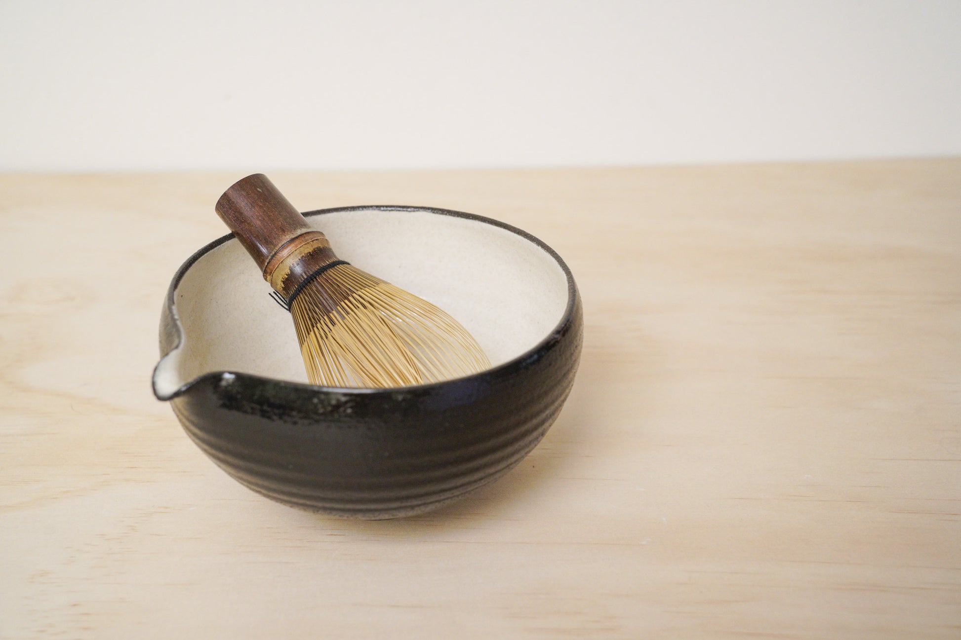Handcrafted Tea Cup | 450mL | Black Moon Matcha Bowl