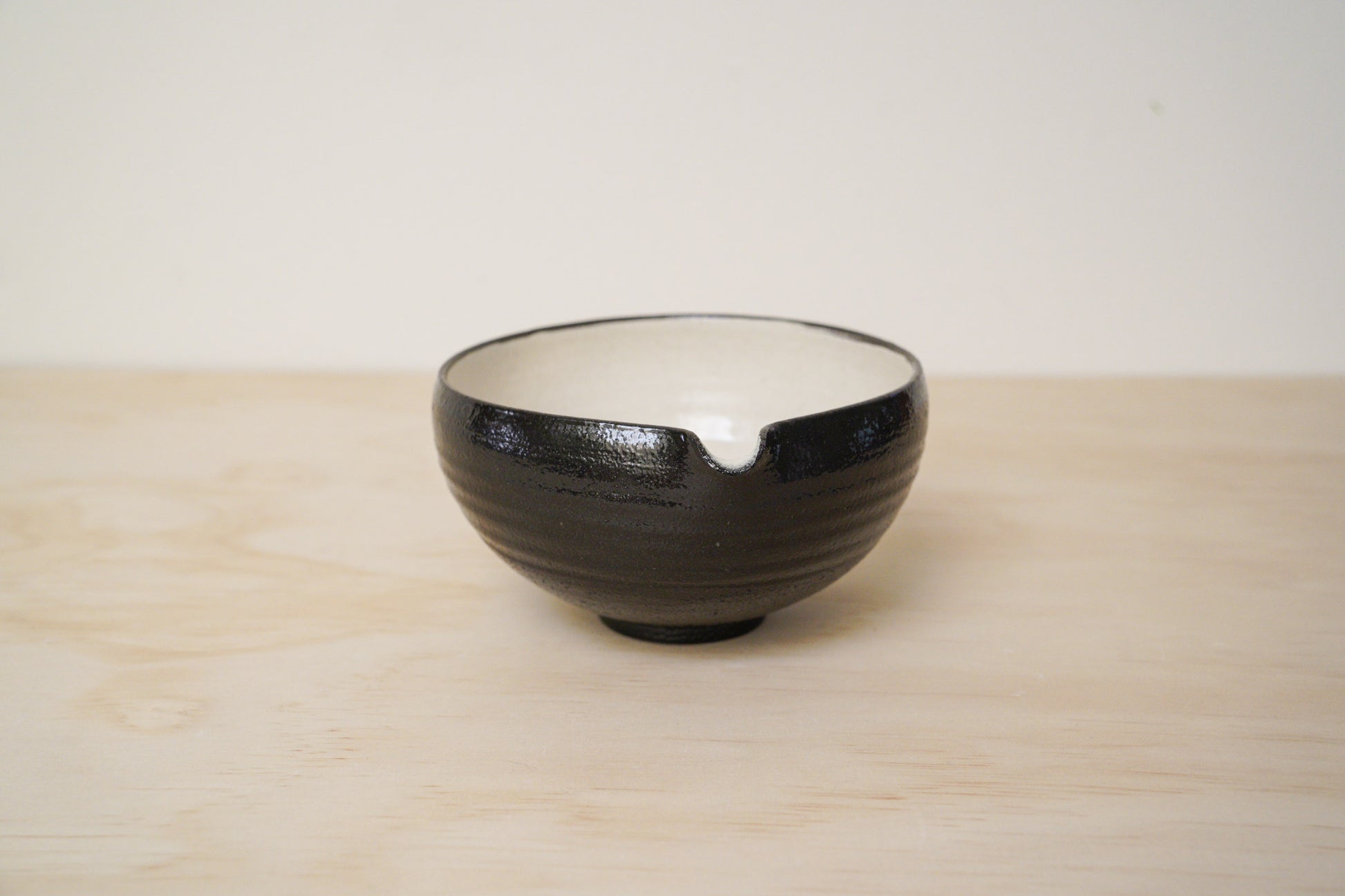 Handcrafted Tea Cup | 450mL | Black Moon Matcha Bowl