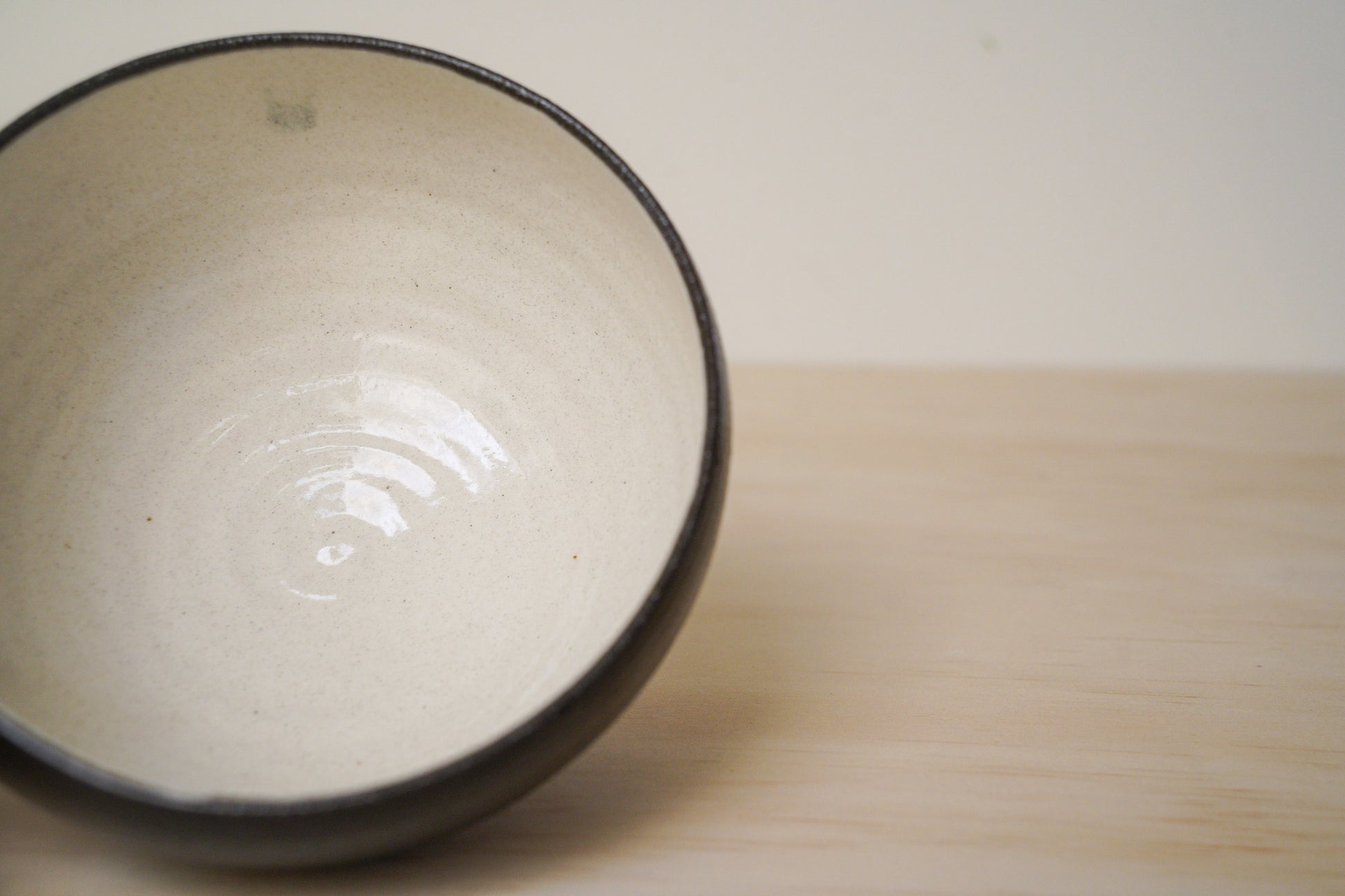 Handcrafted Tea Cup | 450mL | Black Moon Matcha Bowl