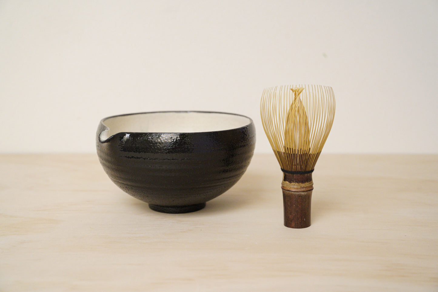 Handcrafted Tea Cup | 450mL | Black Moon Matcha Bowl