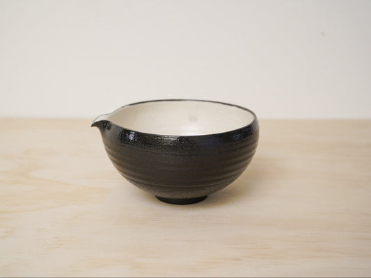 Handcrafted Tea Cup | 450mL | Black Moon Matcha Bowl
